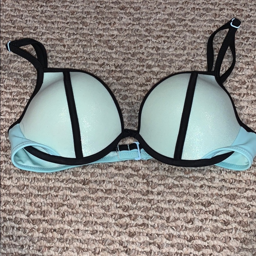 Teal bathing suit top